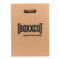 Single piece cardboard stool brown DIGITALPRINT | up to 500 pcs | 4c print