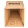 Single piece cardboard stool brown DIGITALPRINT | up to 500 pcs | 4c print
