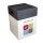 Single piece cardboard stool white PREMIUM PRINT | from 500 pcs | 4c print