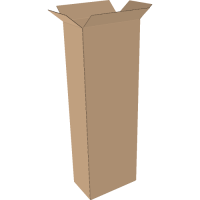 1-wall folding cartons 200x100x600 mm