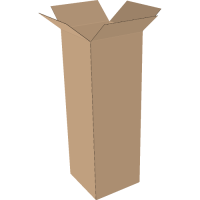 1-wall folding cartons 200x200x580 mm