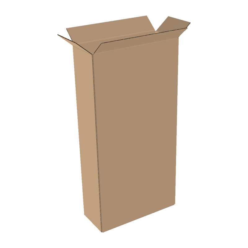 Single-wall folding boxes 300x100x500 mm