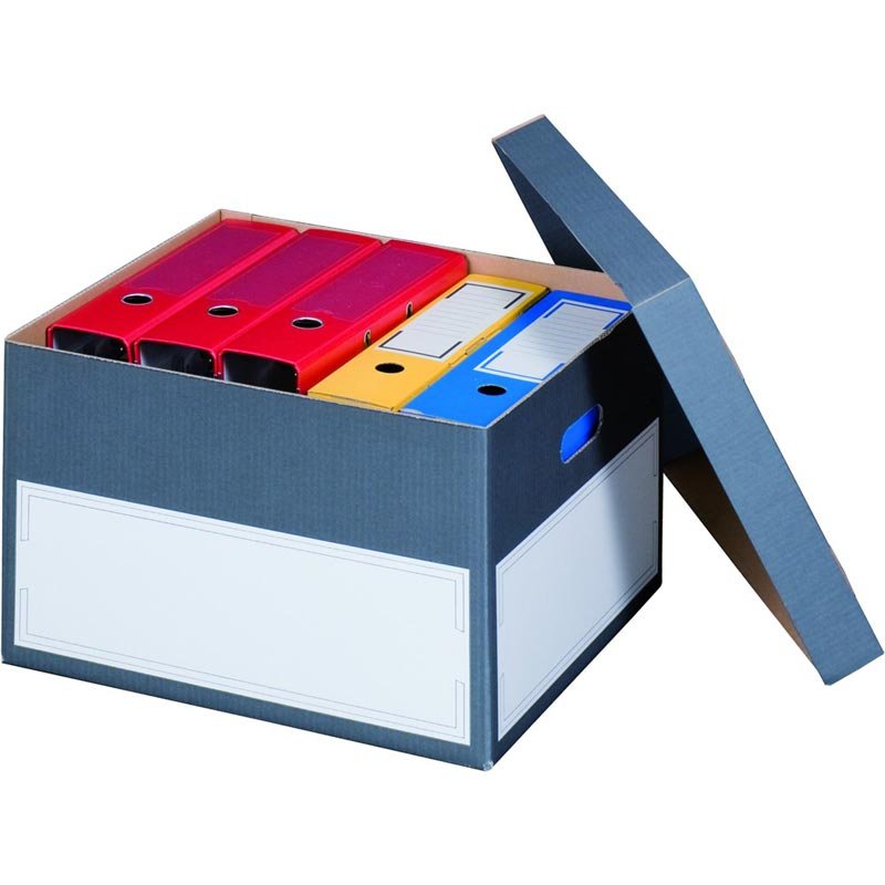 Archivbox mit Deckel 440x380x290 mm