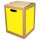 Single piece cardboard stool brown STANDARD PRINT | from 440 pcs | 1c print