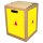 1-piece brown cardboard stool STANDARD PRINT | from 440 pieces | 2c printing