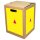 1-teiliger Papphocker braun STANDARDDRUCK | ab 440 Stk | 2c-Druck