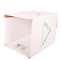 Single piece cardboard stool white STANDARD PRINT | from 440 pcs | 1c print