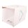 Single piece cardboard stool white STANDARD PRINT | from 440 pcs | 1c print