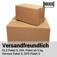 Single wall boxes 320x260x175 mm