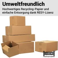 Single wall boxes 320x260x175 mm