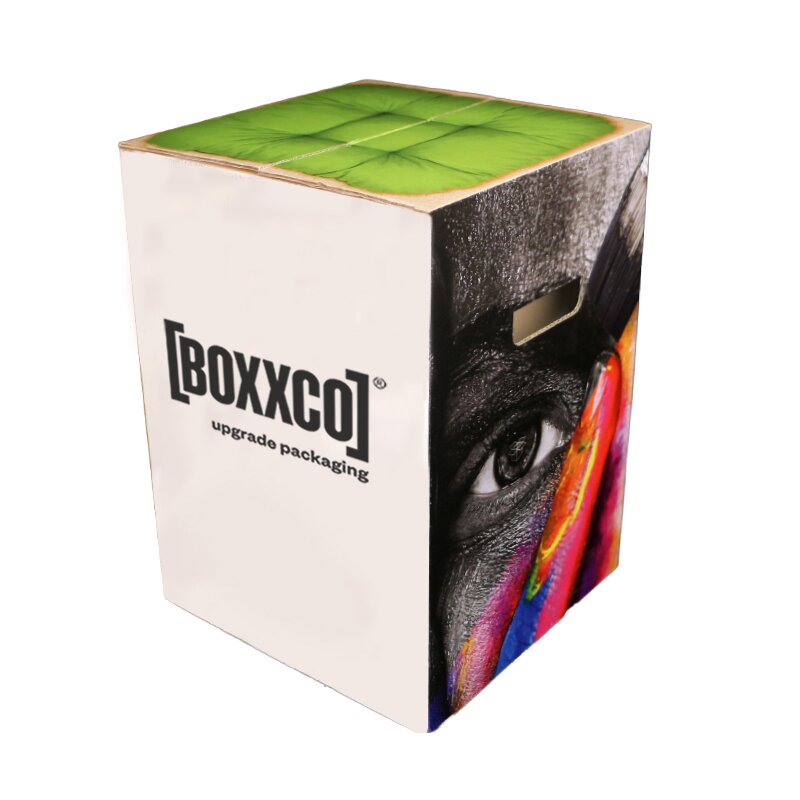 multipart cardboard stool DIGITALPRINT | up to 500 pcs.