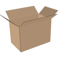 2-wall folding cartons 200x100x150 mm