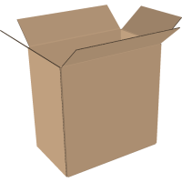 2-wall folding cartons 200x100x200 mm