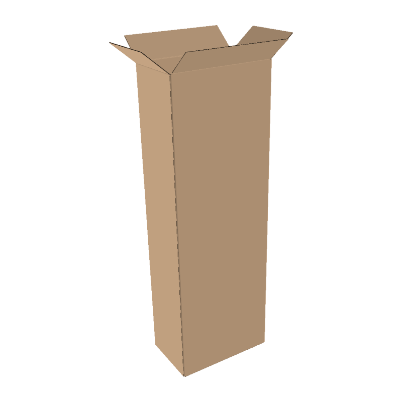 Double-walled folding boxes 200x100x500 mm