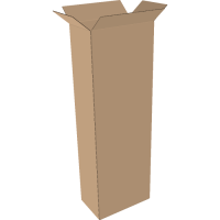 2-wall folding cartons 200x100x600 mm