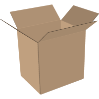 2-wall folding cartons 200x150x200 mm