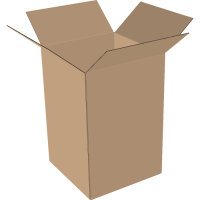 2-wall folding cartons 200x200x250 mm