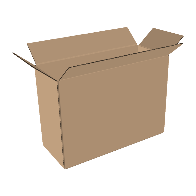2-wall folding cartons 250x100x150 mm