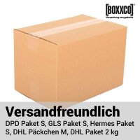 Single wall boxes 300x200x150 mm