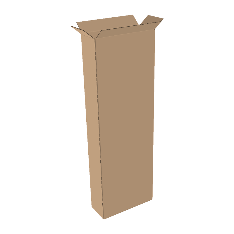 2-wellige Faltkartons 250x100x580 mm
