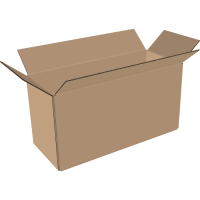 2-wall folding cartons 400x150x150 mm