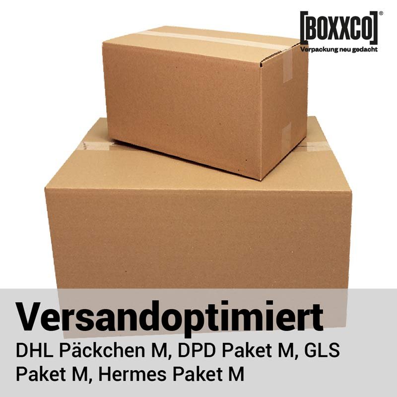 1-wellige Faltkartons 350x250x100 mm