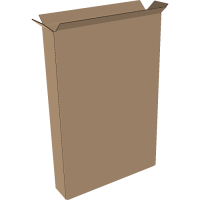 2-wall folding cartons 500x100x600 mm