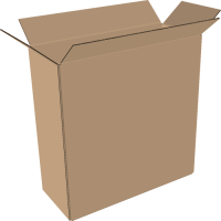 2-wall folding cartons 500x150x500 mm