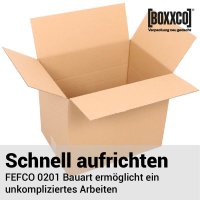 Single wall boxes 360x260x100-300 mm