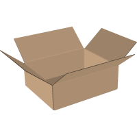 2-wall folding cartons 600x400x150 mm