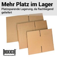 Single-wall folding boxes 520x330x200-400 mm