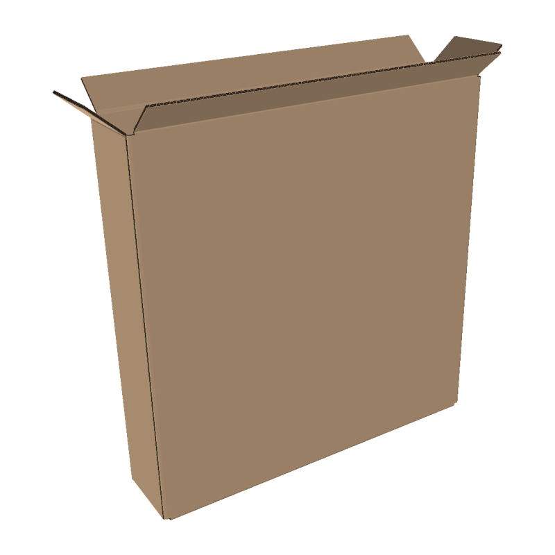 Double-walled folding boxes 650x100x600 mm
