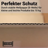 Single-wall folding boxes 550x250x120 mm