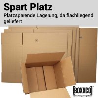 Single-wall folding boxes 550x250x120 mm