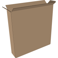 2-wall folding cartons 700x100x600 mm