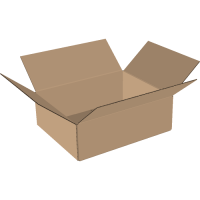 2-wall folding cartons 700x500x100 mm