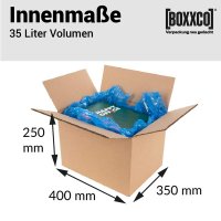 Double wall boxes 400x350x250 mm