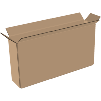 2-wall folding cartons 800x150x250 mm
