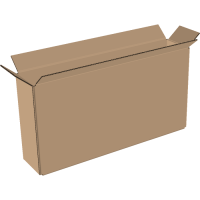 2-wall folding cartons 800x150x400 mm