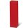 Bottle folding boxes wave structure red | 1 wine/champagne bottle| 90x90x365 mm