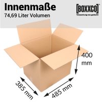 Double wall boxes 485x385x400 mm