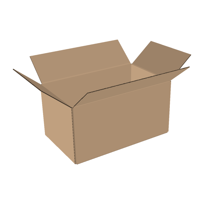 Double-walled folding boxes 850x450x400 mm