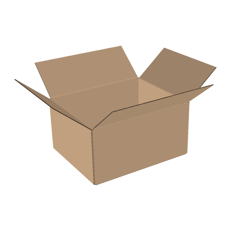 Double-walled folding boxes 850x580x400 mm