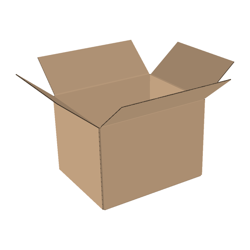 Double-walled folding boxes 850x600x580 mm