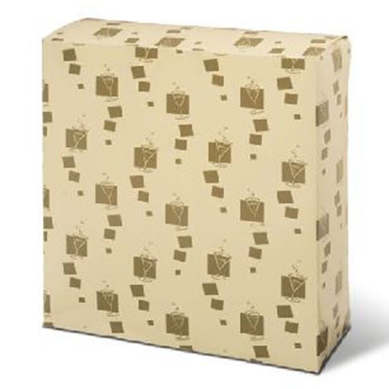Flaschen-Faltschachteln Creme Gold | 3 Piccoloflaschen | 174x58x215 mm