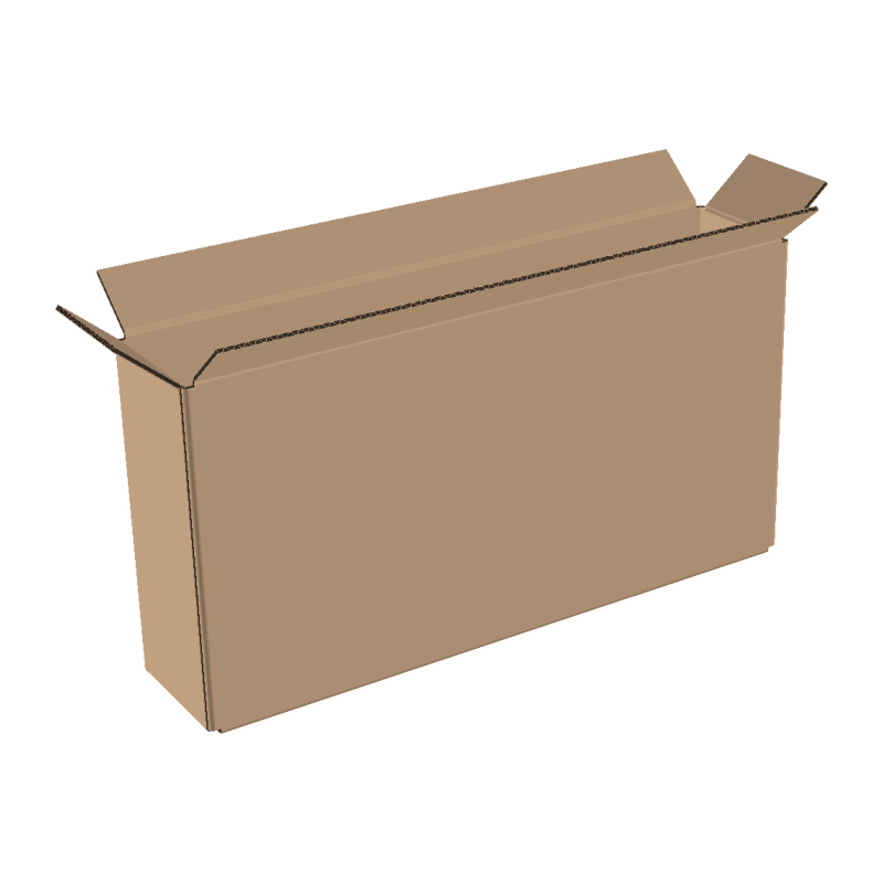 Double-walled folding boxes 1000x150x400 mm