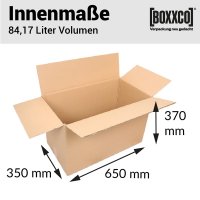 Double wall boxes 650x350x370 mm