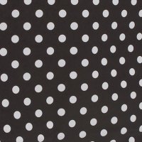 Papiertragetaschen 220x100x280 mm|schwarz + weiße Punkte