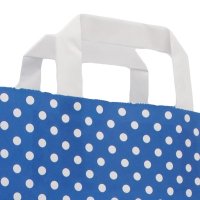 Papiertragetaschen 220x100x280 mm|dunkelblau +...