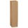 Presentation boxes wave structure nature | 1 wine/champagne bottle| 95x95x380 mm